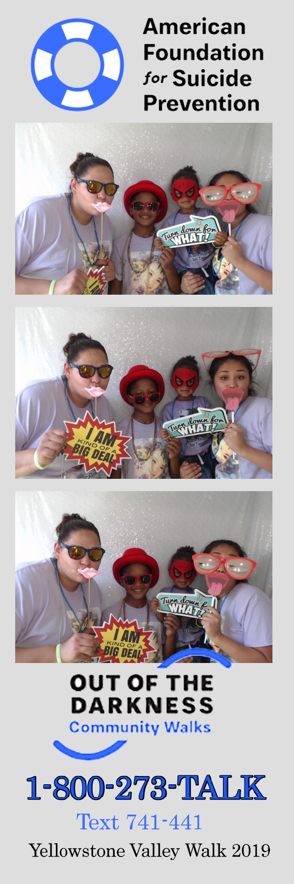 Out of the Darkness Walk 2019 | View more photos from the event at gallery.photoboothbillings.com/u/PhotoBoothBillings/Out-of-the-Darkness-Walk-2019